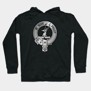 Clan Fraser Crest & Tartan Hoodie